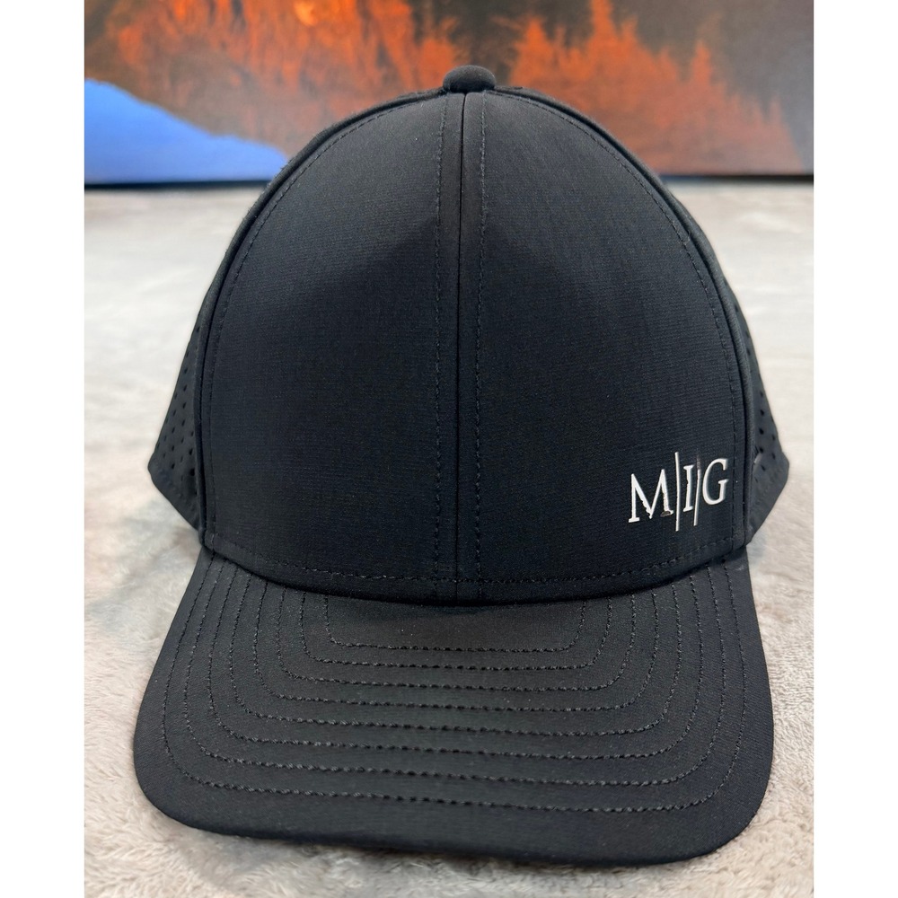 Melin Mens Hat A-Game Hydro Performance Snapback Hat Black Size Classic